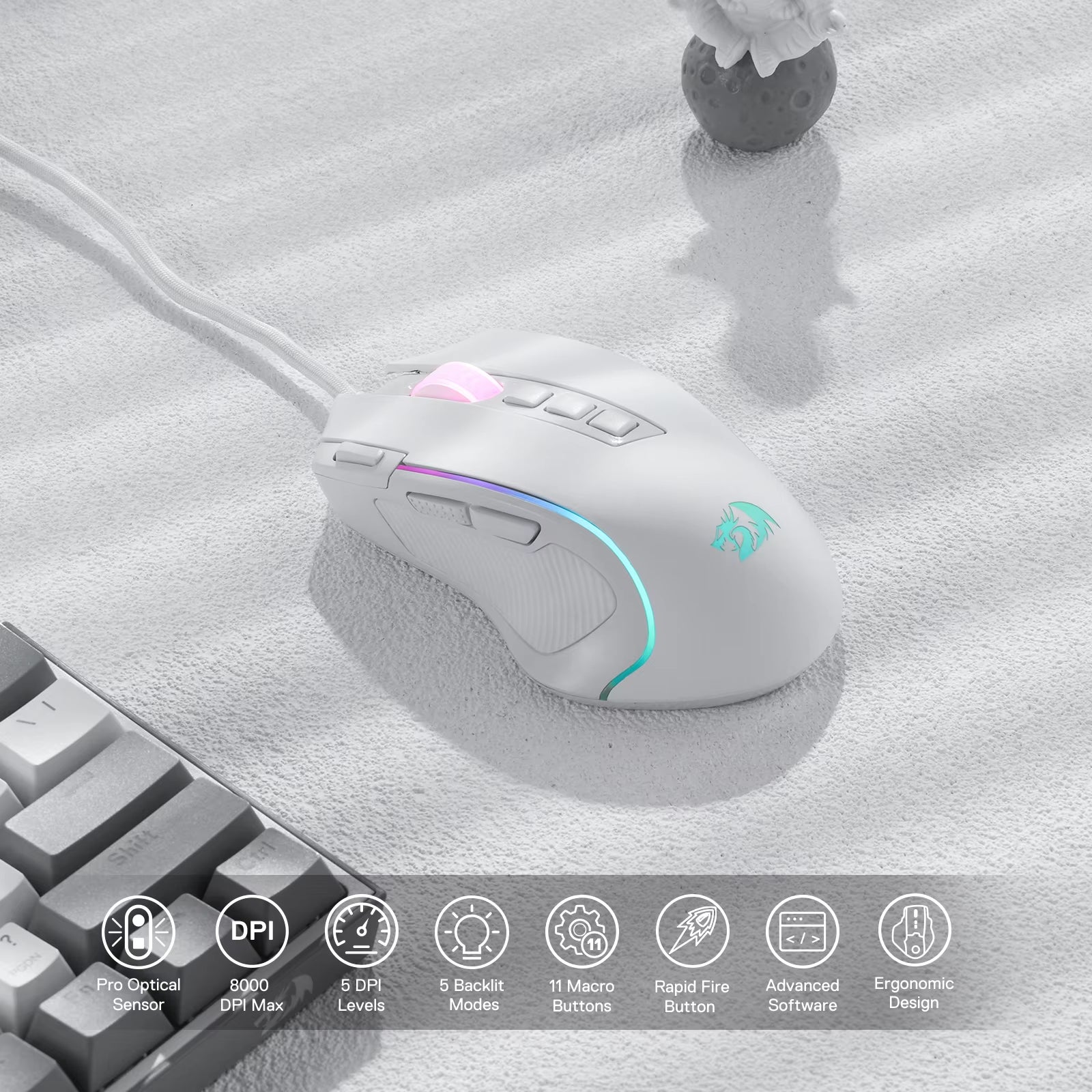 M612 Predator RGB Gaming Mouse 